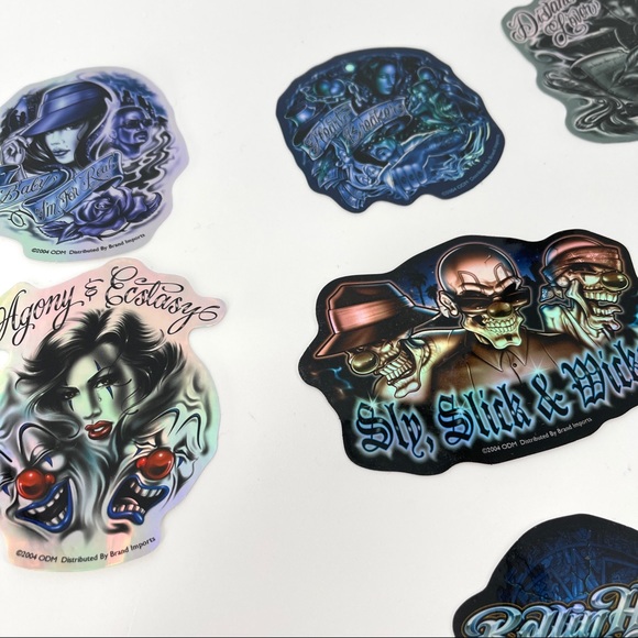 Y2K Early ‘00 Mystery Pack Holo Sticker Lot of 10 Sticker Machine Nostalgia - Picture 5 of 6